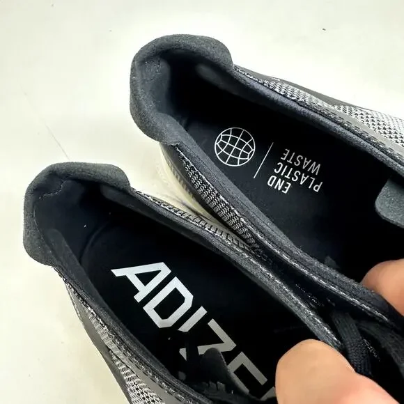 NWT adidas Adizero Boston 12 Running Shoes Black/White/Carbon Women's 10.5